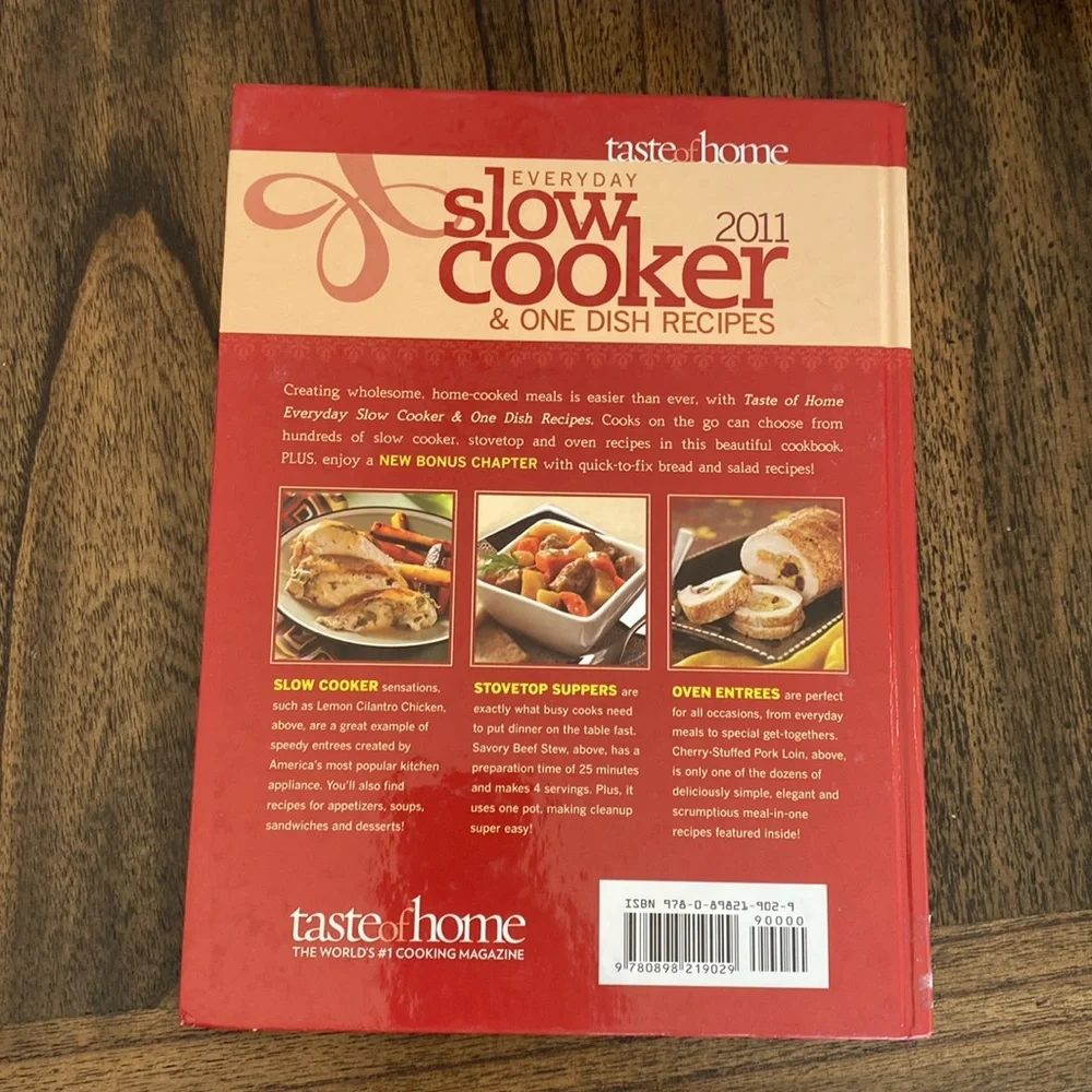Slow Cooker & One Dish Recipes Cook Book 2011